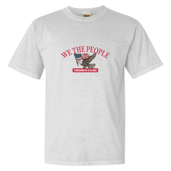 We The People Wine Printed tee - Heavyweight Ring Spun Tee Thumbnail
